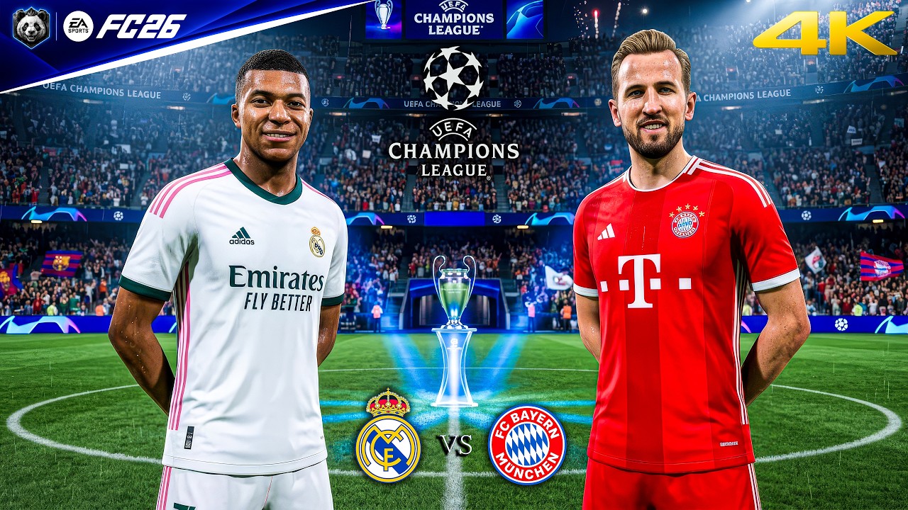 FC 26 &mdash; Реал Мадрид против Баварии &mdash; Полный матч Лиги чемпионов УЕФА | PS5&trade; Pro [4K60]