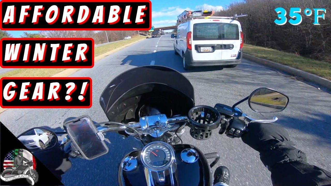How To Ride A Motorcycle In The Winter // Affordable Riding Gear!!!