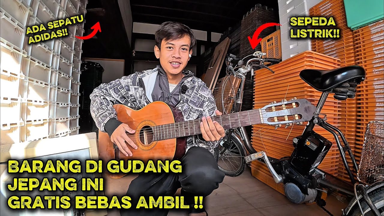 BEBAS AMBIL BARANG DI GUDANG RUMAH JEPANG!! ADA ADIDAS SAMBA!?!?