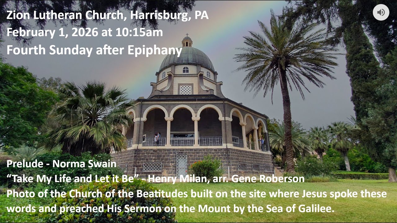 Epiphany 4 - February 1 2026 - Online Worship