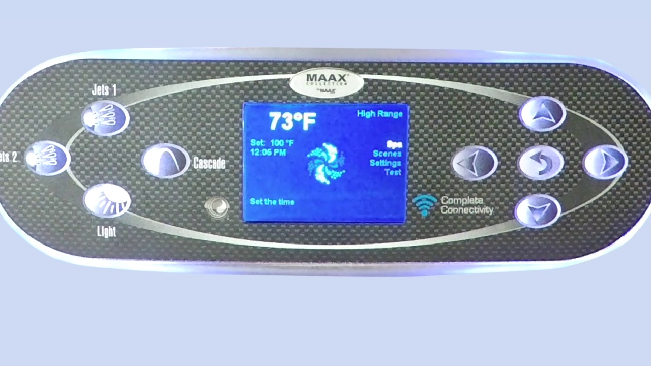 MAAX Spas   TP800 Control Panel Programming