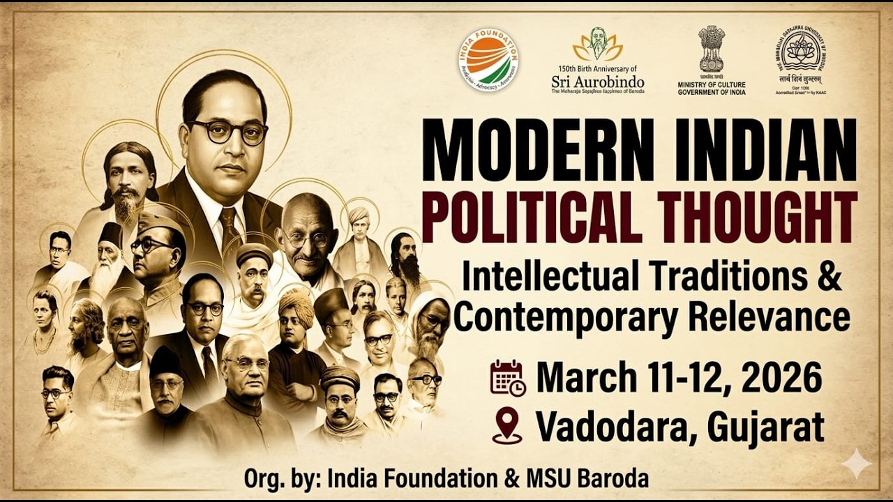 day 1 international conference --Modern indian Political Thought --Baroda