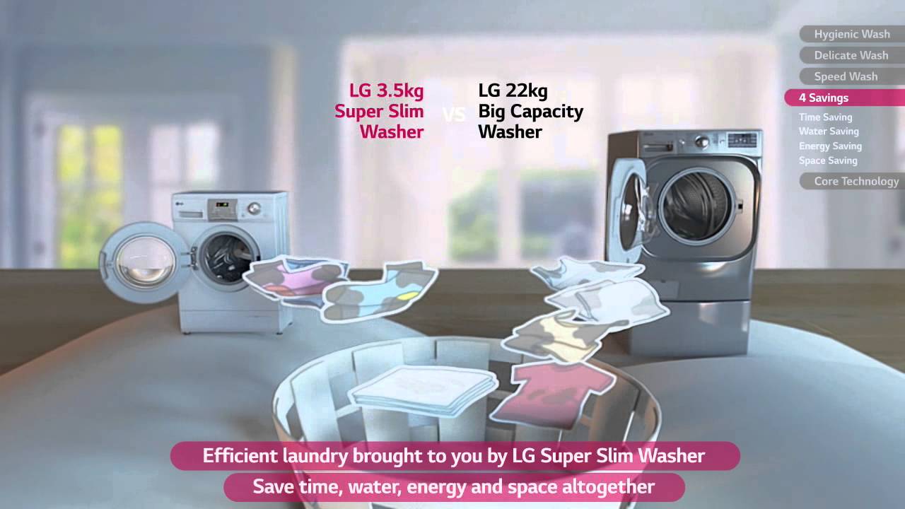 LG Super Slim Washing Machine