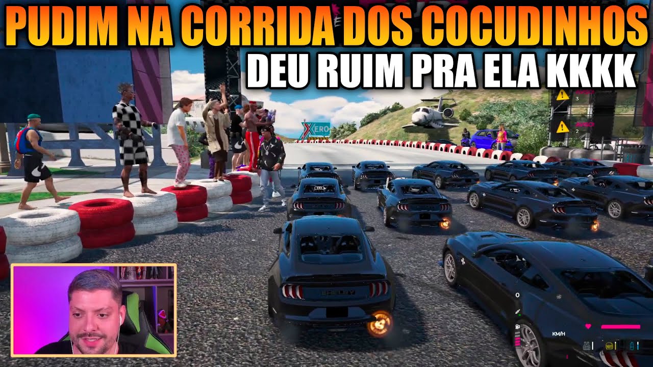 PUDIM NA CORRIDA DOS COCUDINHOS, MAS DEU RUIM PARA ELA KKKK 🔥😂🤣