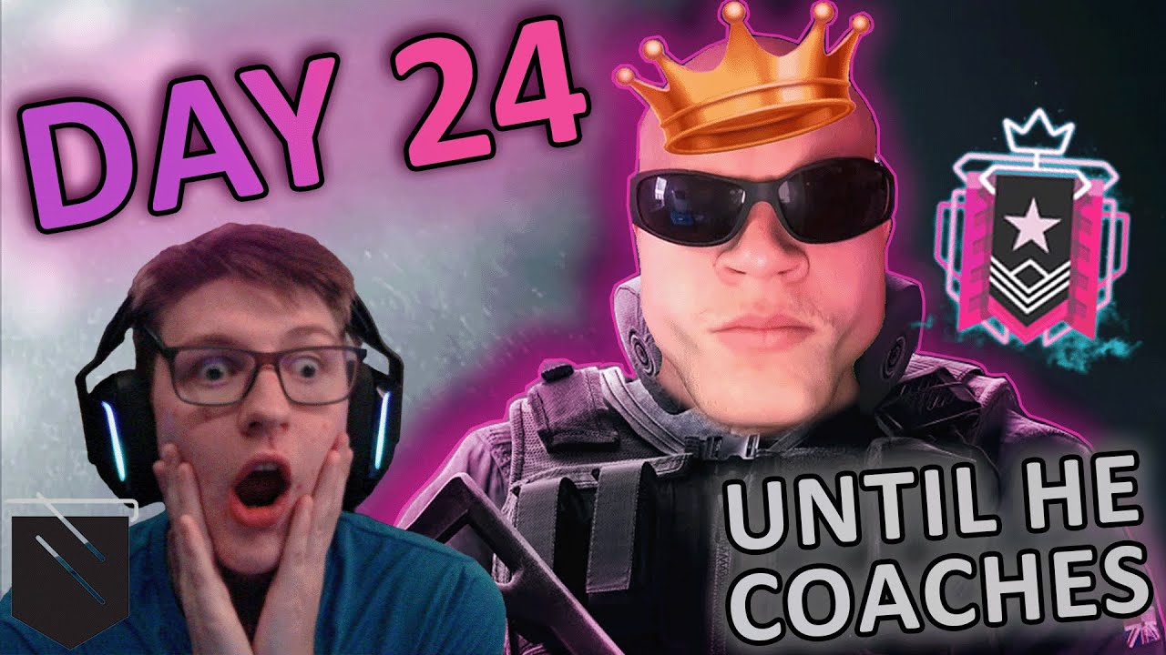 Day 24 | ONLY Streaming R6 Until Jynxzi Coaches Me - RANKED - LIVE NOW