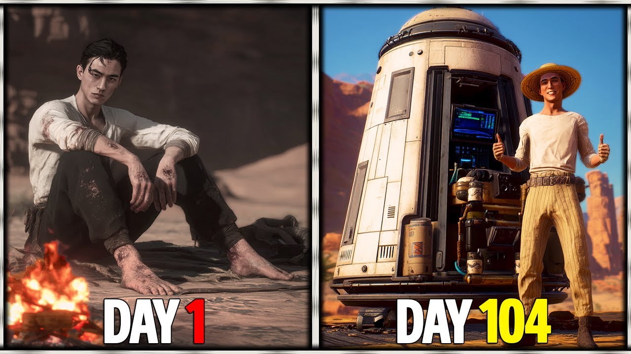 I Survived Over 100 Days On An Unknown Desert Planet - It Was CHAOS