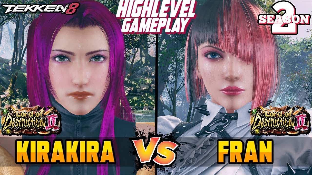 Tekken 8 &ndash; KIRAKIRA (Jun Kazama) vs FRAN (Anna Williams) &ndash; T8 (SEASON 2) High Level Gameplay!