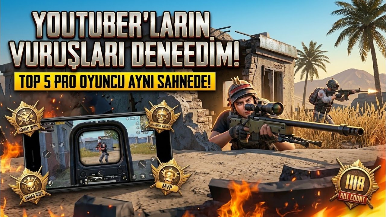 Youtuberların vuruşlarını denedim