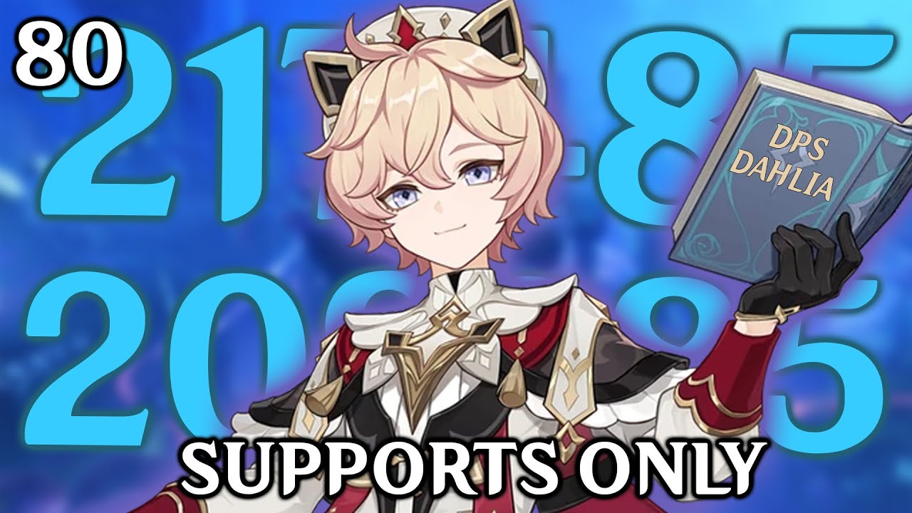 DPS Dahlia Is WAY To Strong! [Genshin Impact Supports Only]