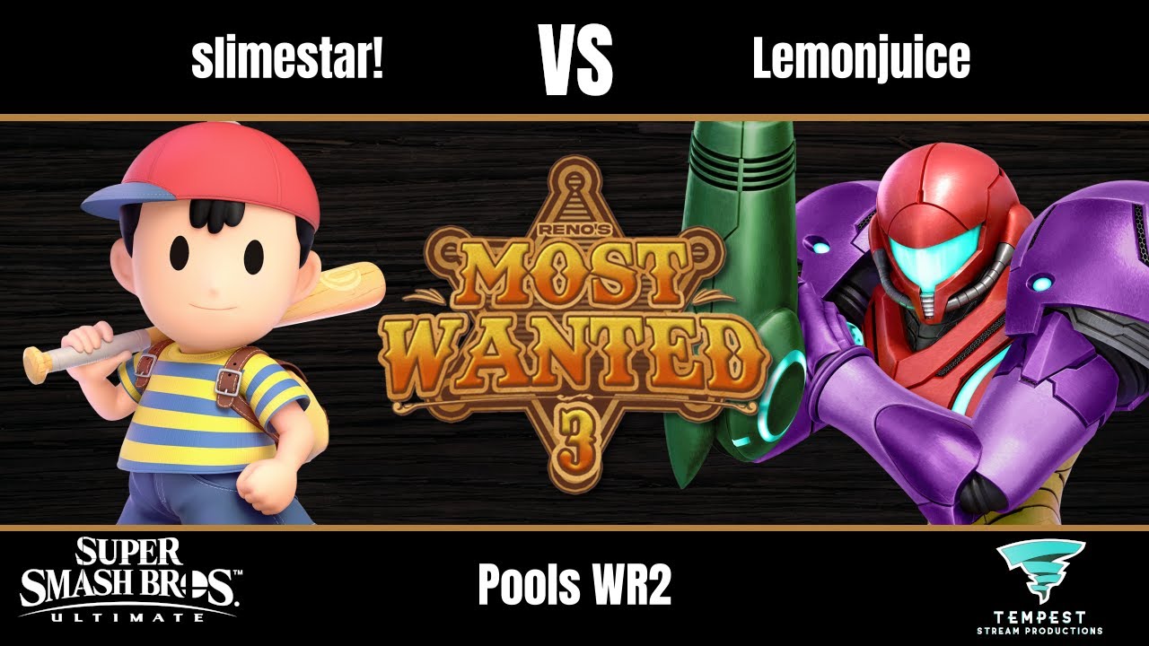 slimestar! (Ness) vs Lemonjuice (Samus) - Ultimate Pools Winners Round 2 - Most Wanted 3