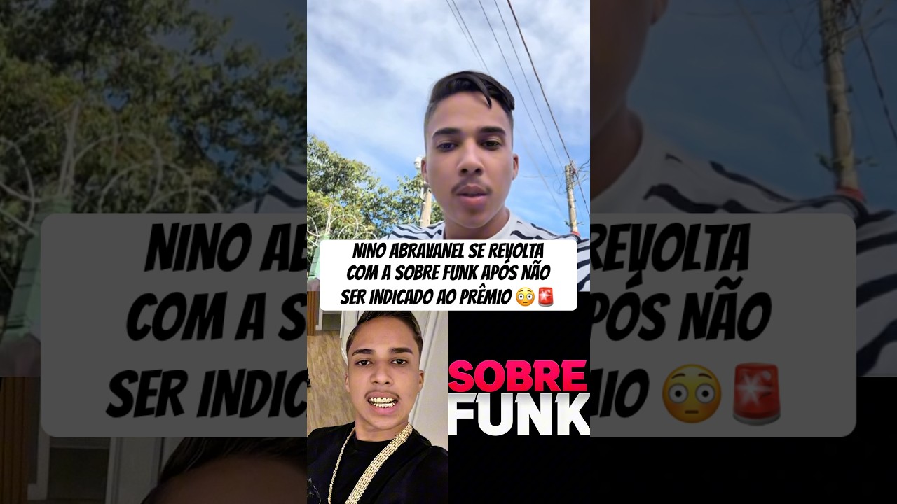 NINO ABRAVANEL DETONOU A SOBRE FUNK 😳🚨 #ninoabravanel #sobrefunk #funkbrasil #buzeira #funk