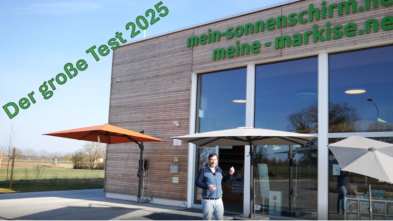 Der große Ampelschirmtest der besten Ampelsonnenschirme 2025