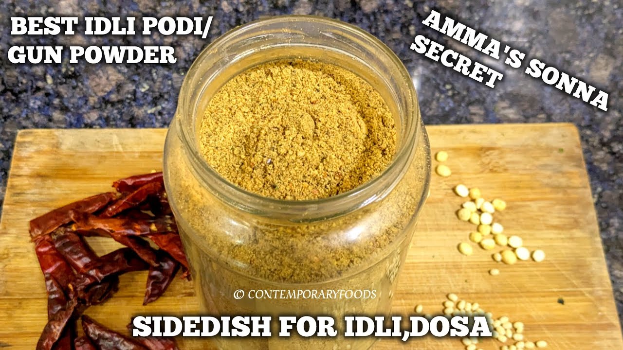 Порох Idli в гостиничном стиле у вас дома! Вот в чём секрет 🤌✨ - Idli podi/Milagai podi/Gun powder