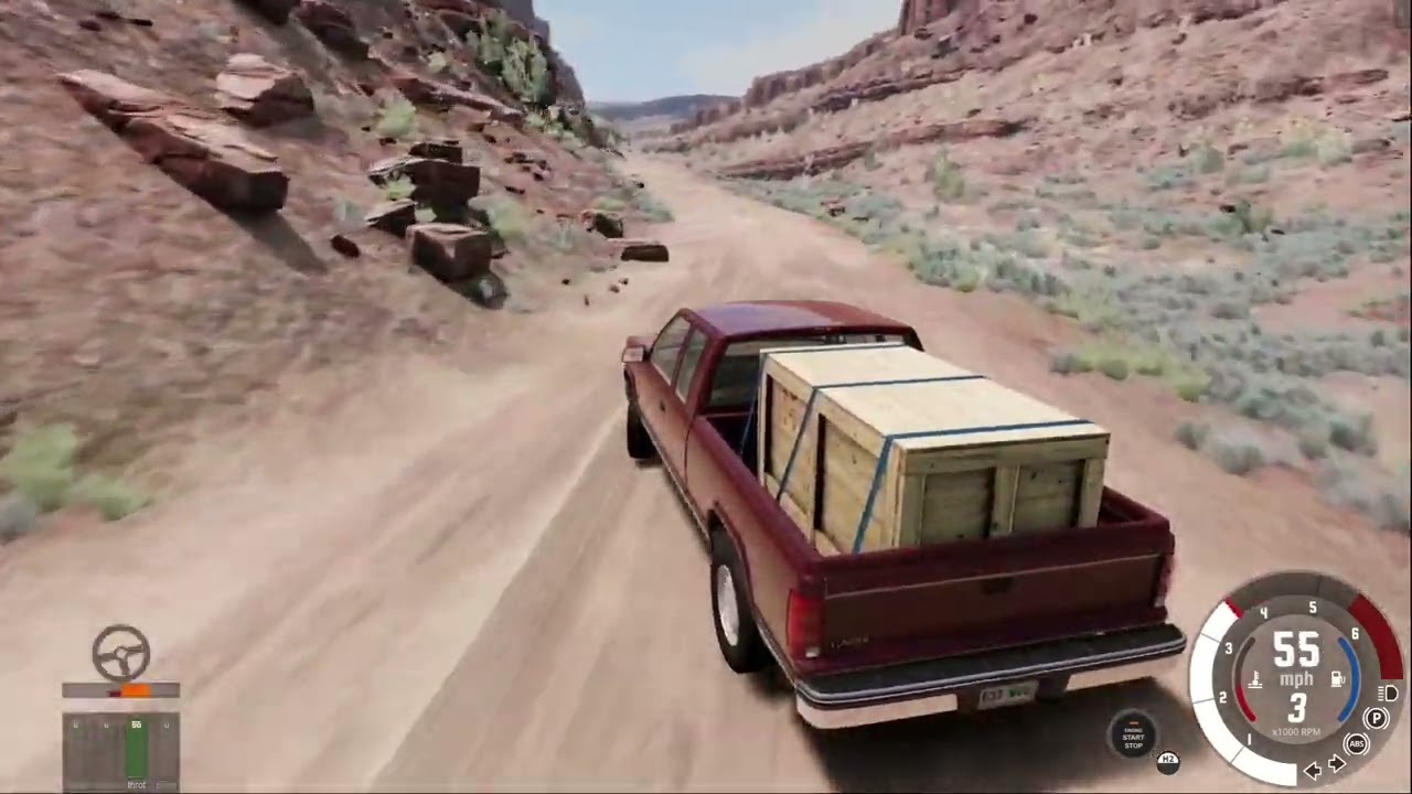 BeamNG.Drive - Utah Delivery, but Free Bird is on the radio