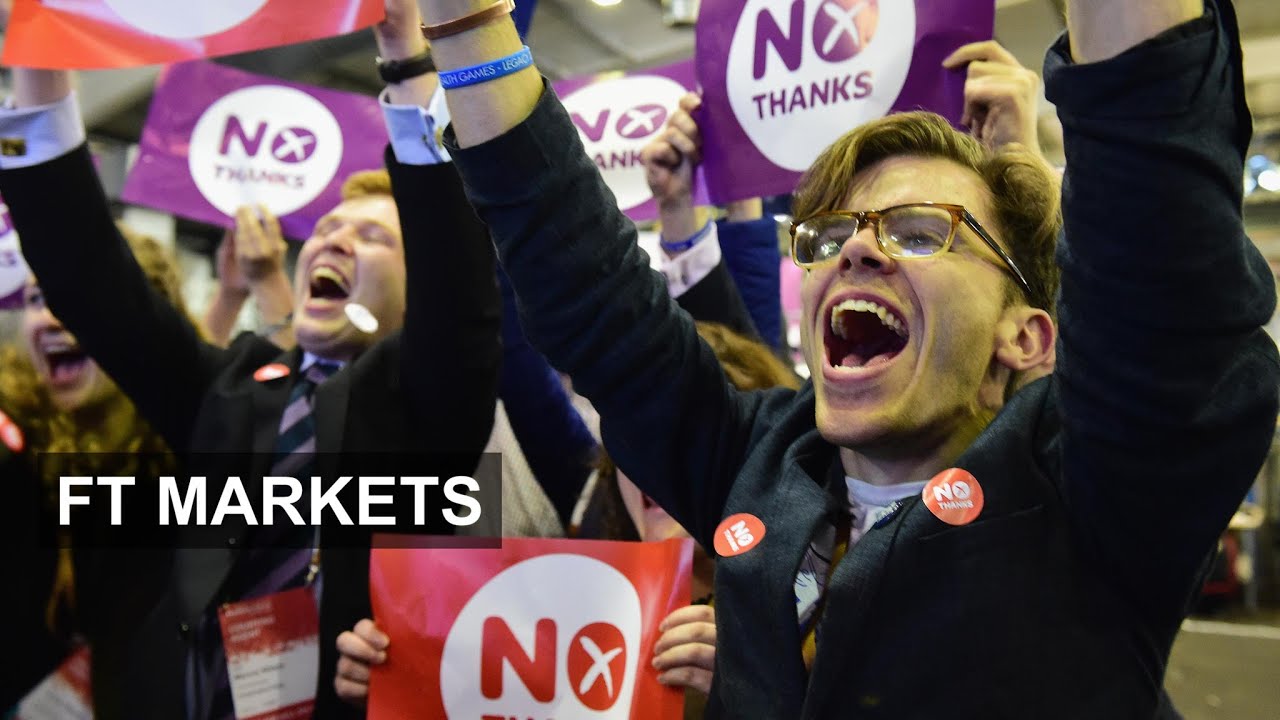 Scottish referendum relief rally