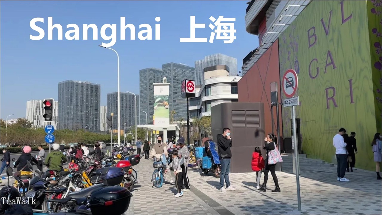 Pudong｜QianTan｜Walking Shanghai Tour  4K ｜Dongyu Road｜Chuanyanghe｜Yangsi Sluice