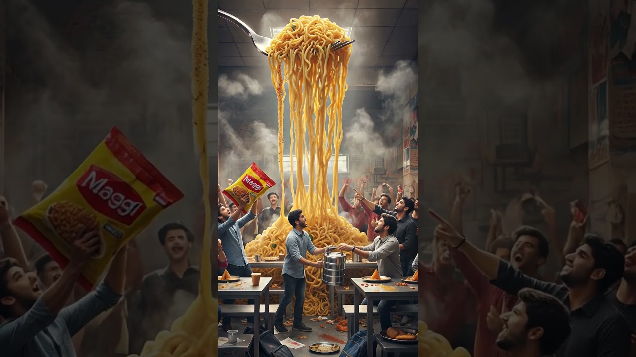 Tag your hostel friend who can&rsquo;t stop eating Maggi 🍜😂 #maggi #magginoodles #maggie #hostellife  #cgi