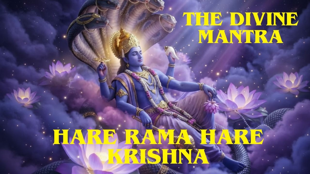 The Divine Mantra | Hare Rama Hare Krishna | Enchanting | Meditative | Peaceful