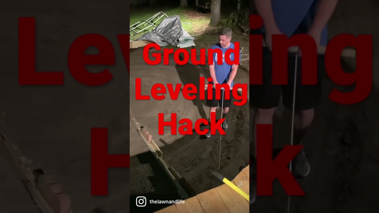 Ground leveling hack!
