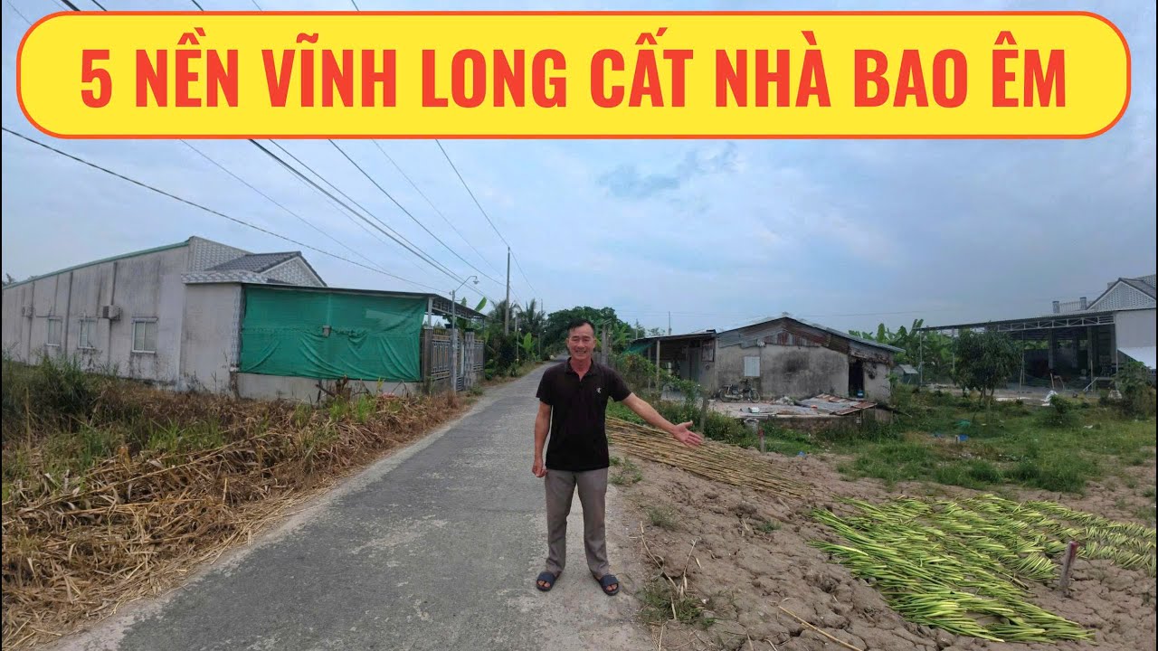 5 nền thổ cư Vĩnh Long rộng rãi cất nhà quá êm | Nhà Đất Miền Tây