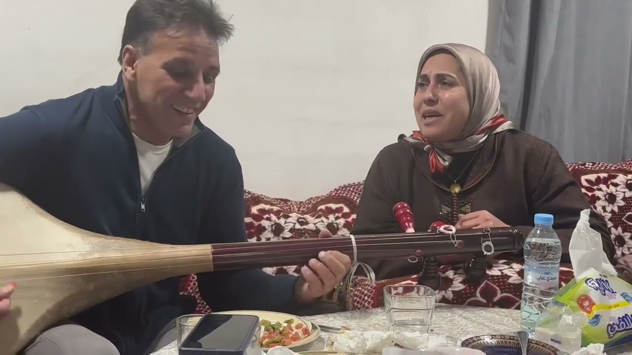 جلسات عبدالرحمان الگادي، الأنيقة فاطمة العكري، ميمون وظابط الإيقاع عبدالحق الرواضي #izlan_imazighen#