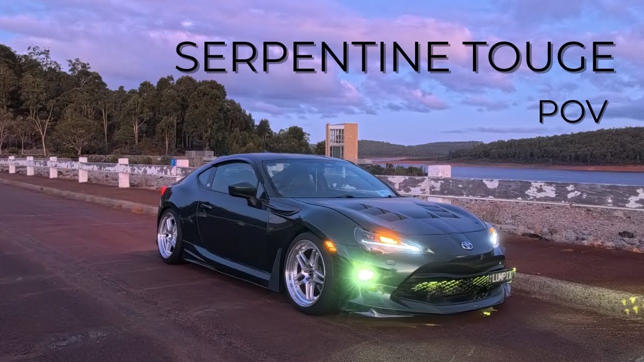 POV Sunset Mountain Touge Drive at Serpentine | Turbo GT86