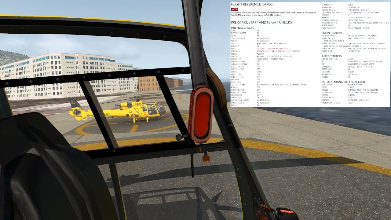 Tuto démarrage Gazelle | X-Plane 11