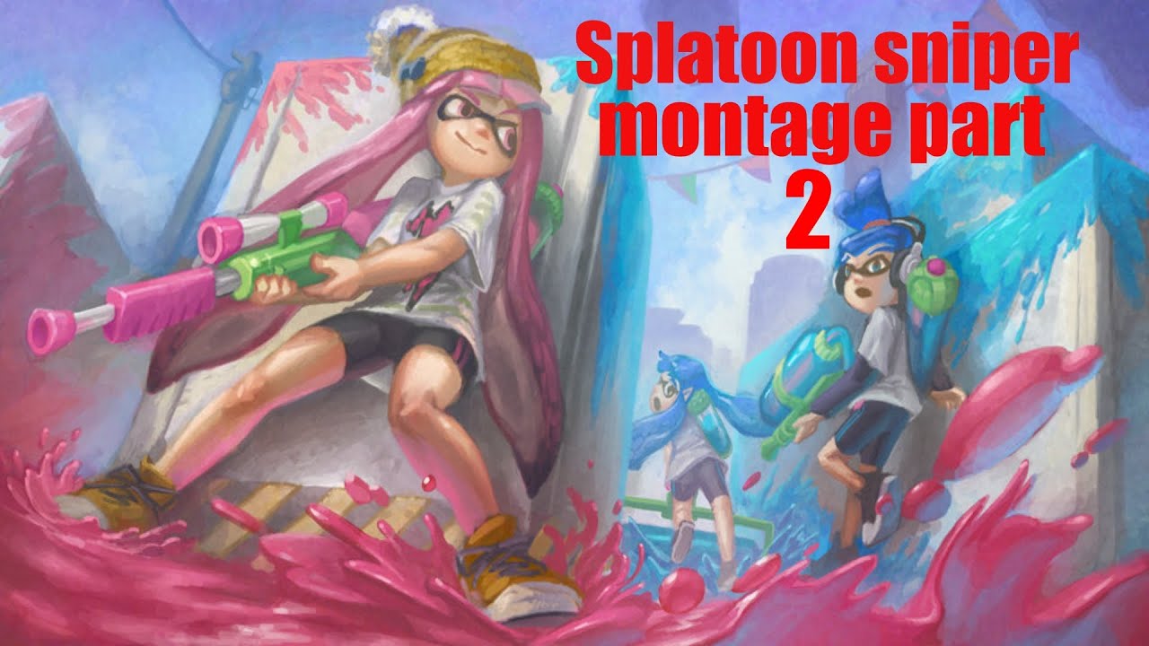 Splatoon Sniper Montage!!! part 2 (splatoon wiiu)