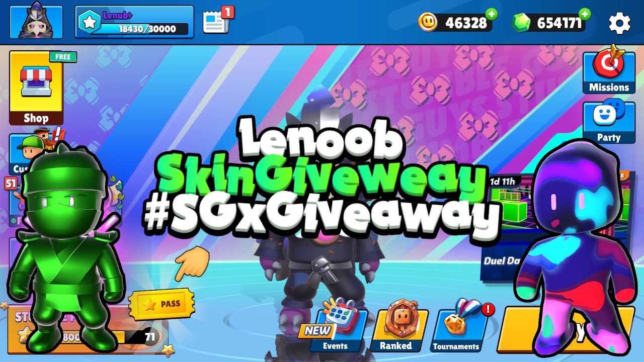 5000 Gems + Special Skin!!! #stumbleguys #sgxgiveaway #SGxGiveaway