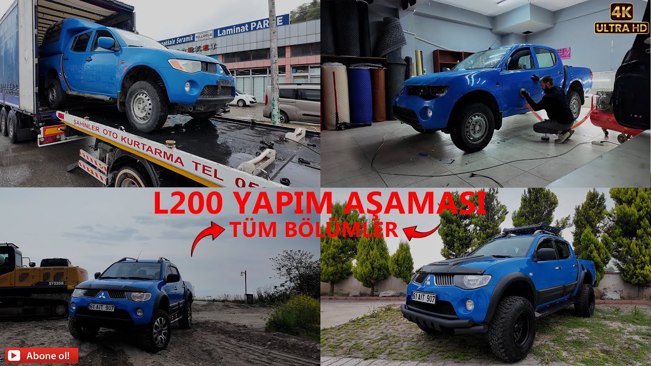 KAMU ÇIKMASI MİTSUBİSHİ L200 YAPIM AŞAMASI BAŞTAN SONA TÜM BÖLÜMLER | 4K