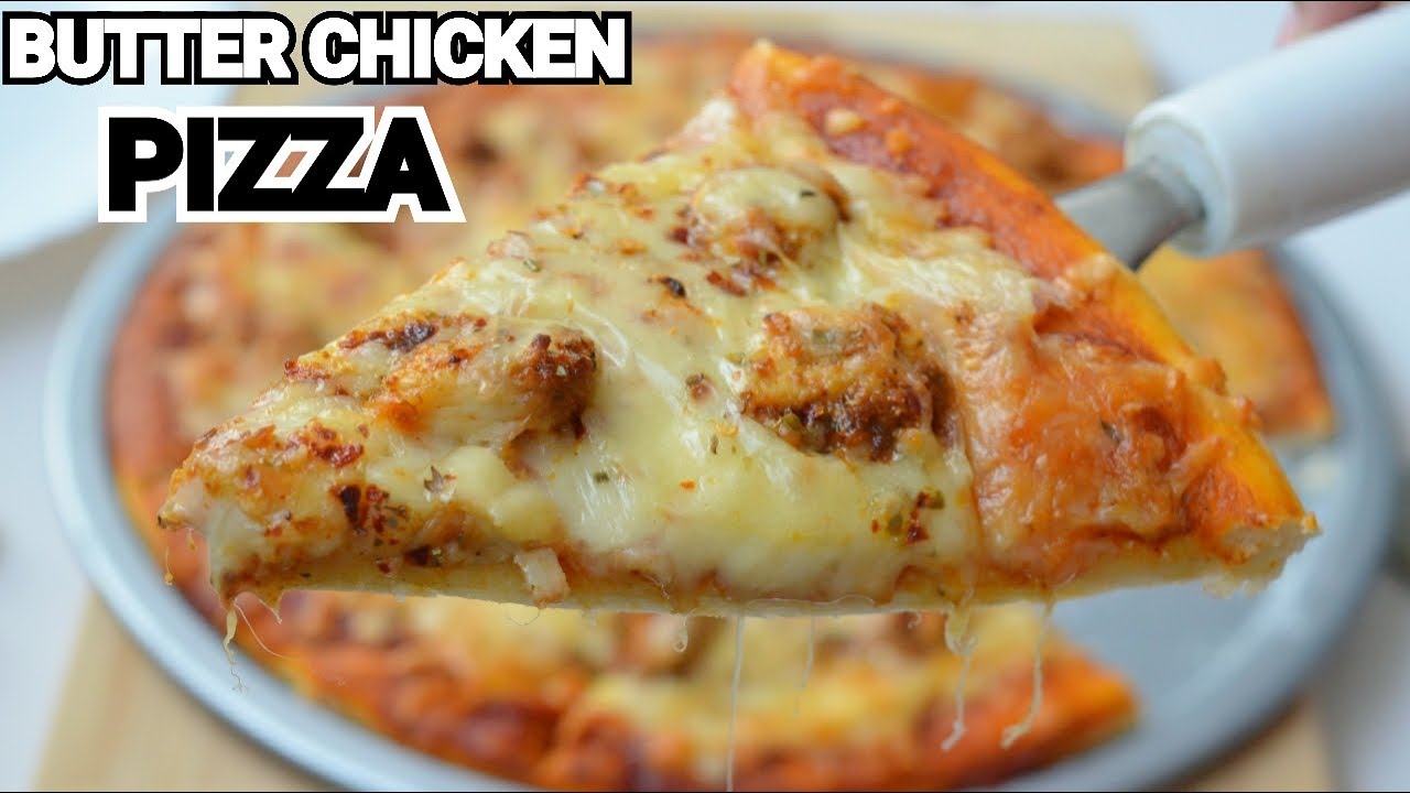 BUTTER CHICKEN PIZZA by (YES I CAN COOK)