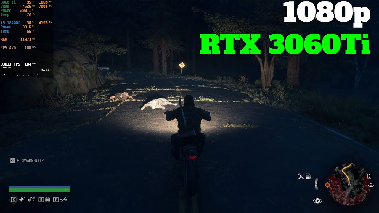 Days Gone | RTX 3060 Ti | 1080p All Settings