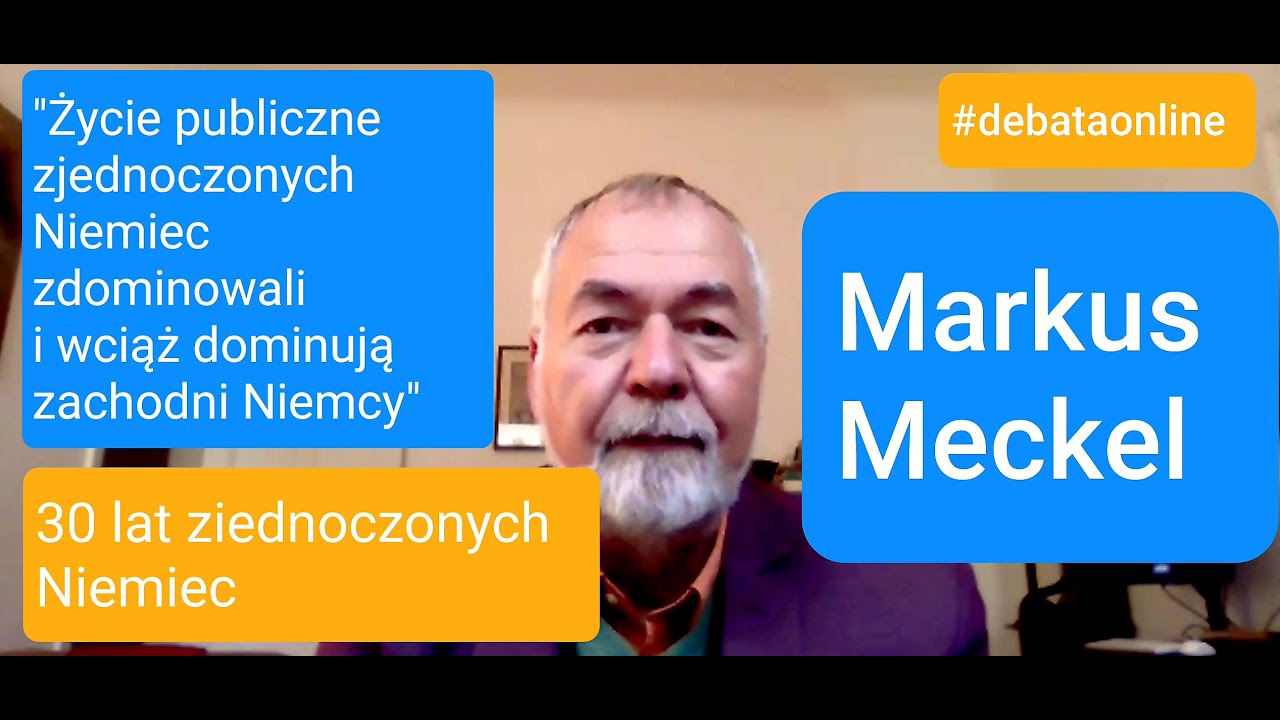 Markus Meckel: Życie publiczne w zjednoczonych Niemczech zdominowali i dominują zachodni Niemcy