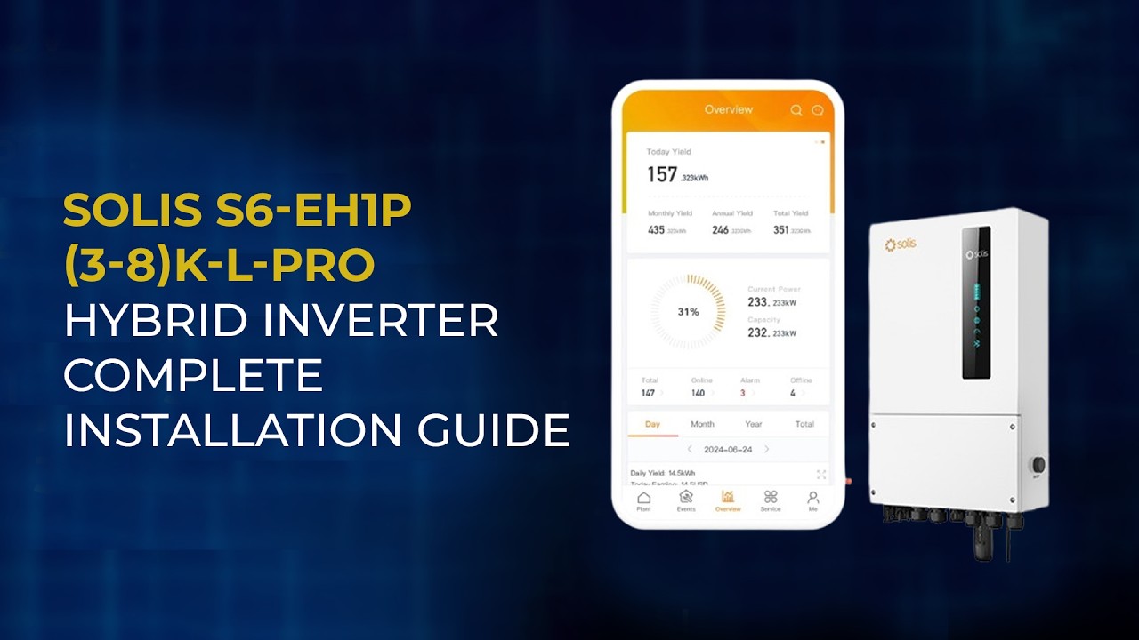 Solis S6-EH1P(3-8)K-L-PRO Hybrid Inverter Complete Installation Guide #solis #solisinverter #hybrid