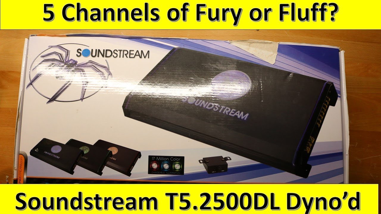 5 каналов ярости или ерунды? Soundstream T5.2500DL на динамометре!