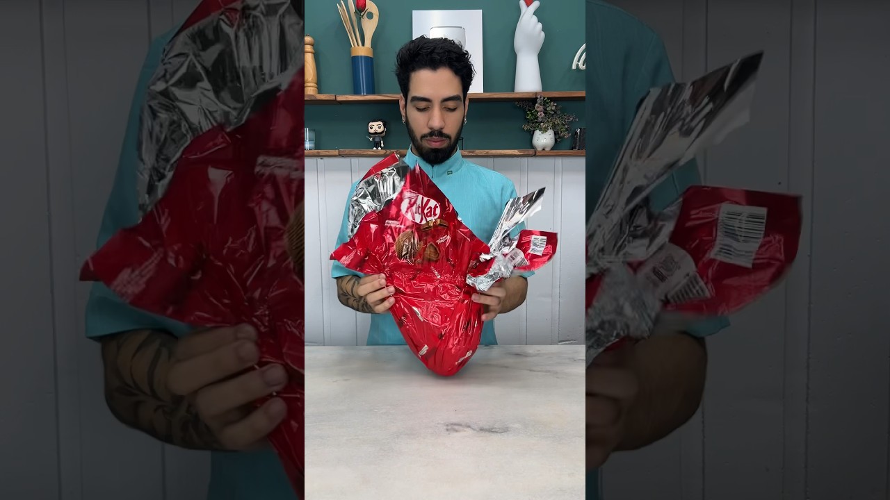 Reproduzi o ovo de P&aacute;scoa Kitkat!