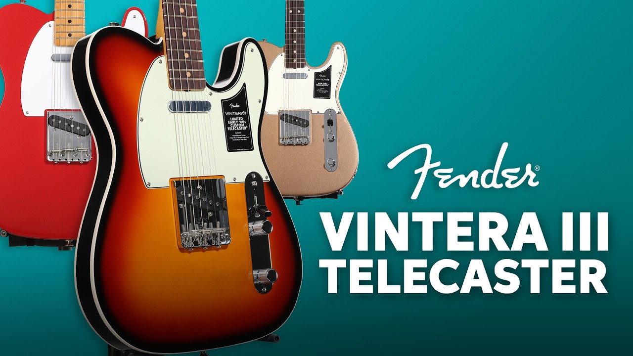 Fender Vintera III Telecaster Demo