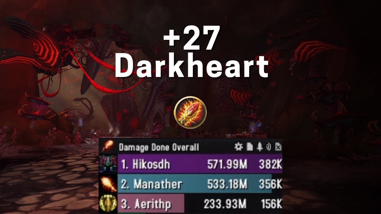 +27 Darkheart Thicket Ignite Fire Mage 356k Overall (aug, no pi)
