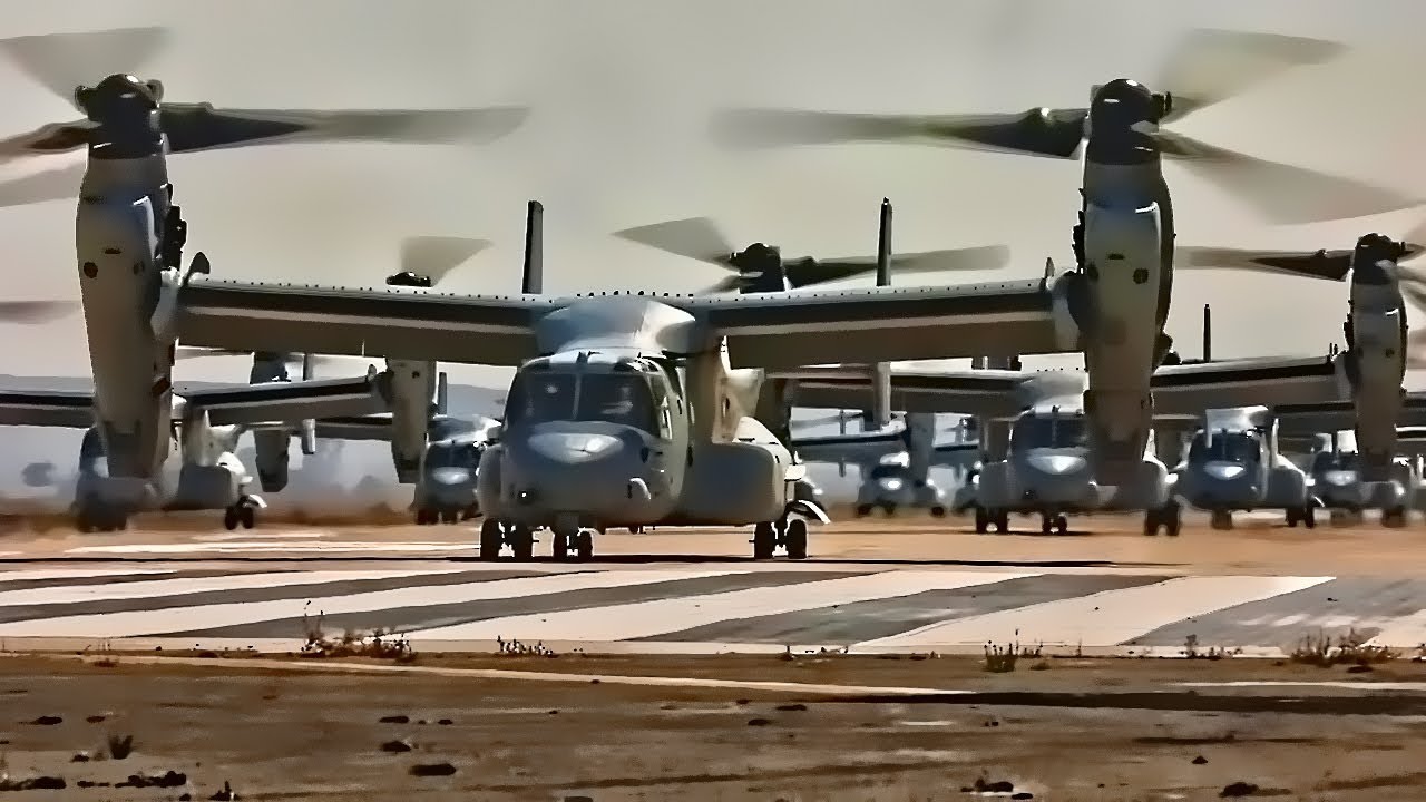 Marine Corps Rotary Aviation • MV-22B & CH-53E Mass Launch