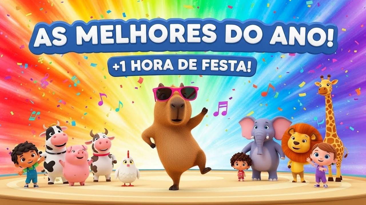 COLETÂNEA DE MÚSICAS INFANTIS- GALINHA PINTADINHA - PATINHO COLORIDO - CAPIVARA E MUITO MAIS