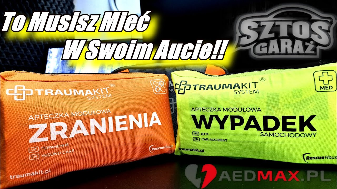 To Musisz Mieć W Swoim Aucie!! Apteczki AEDMAX !!