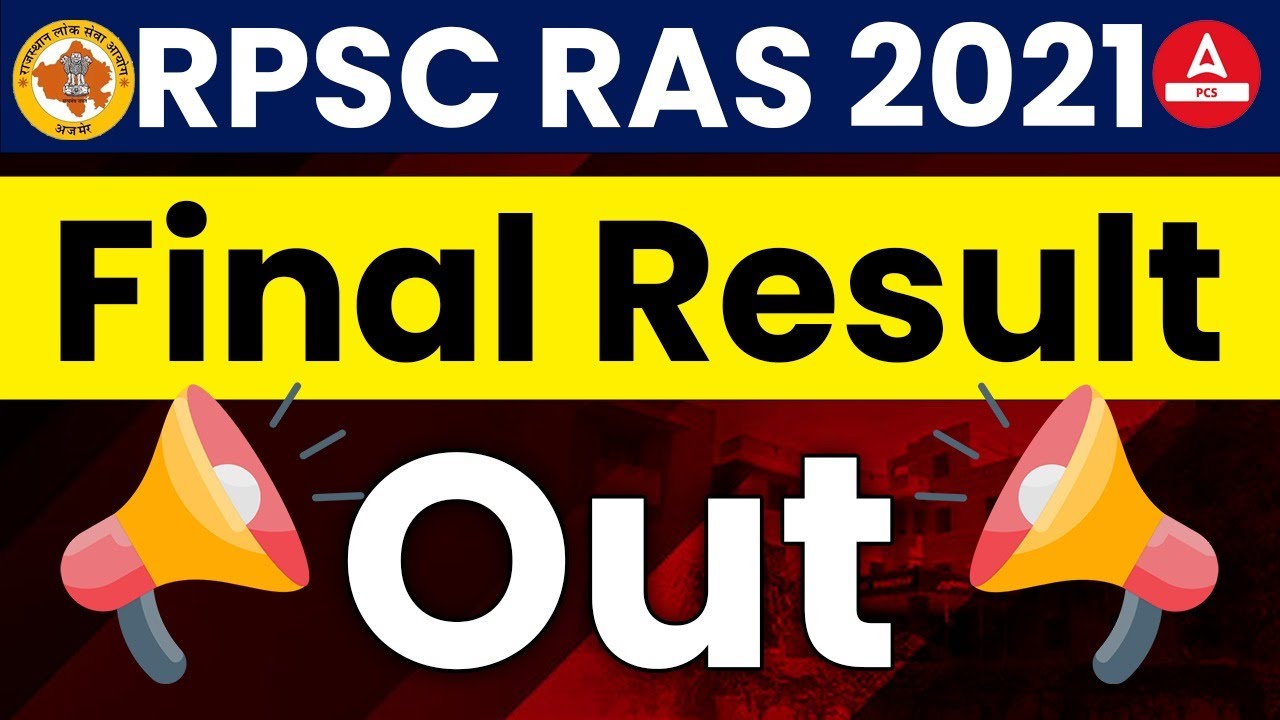 RAS 2021 Final Result Out | RPSC RAS Result | RPSC RAS 2021 Final Cut Off | By Adda247 PCS