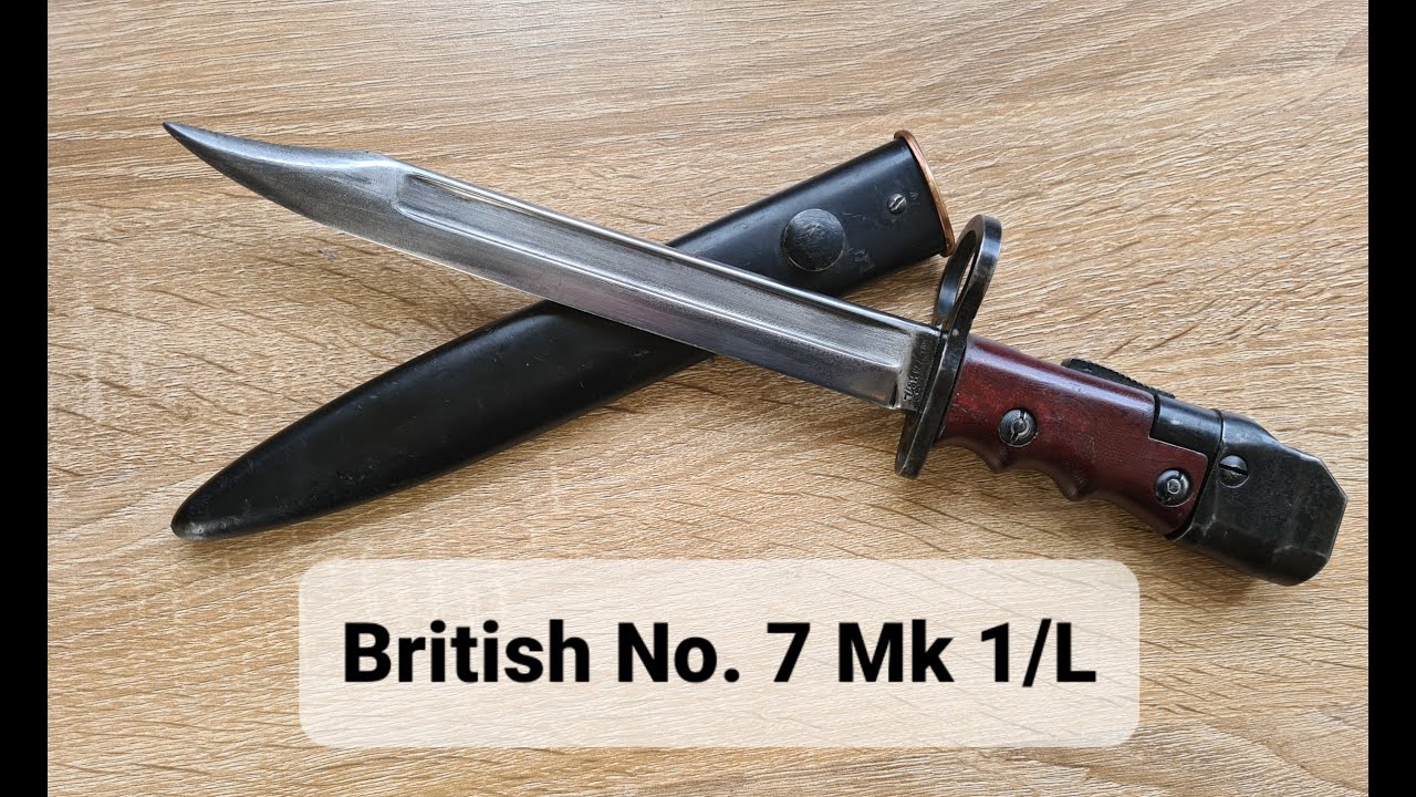 British Number 7 Mk 1 Land bayonet