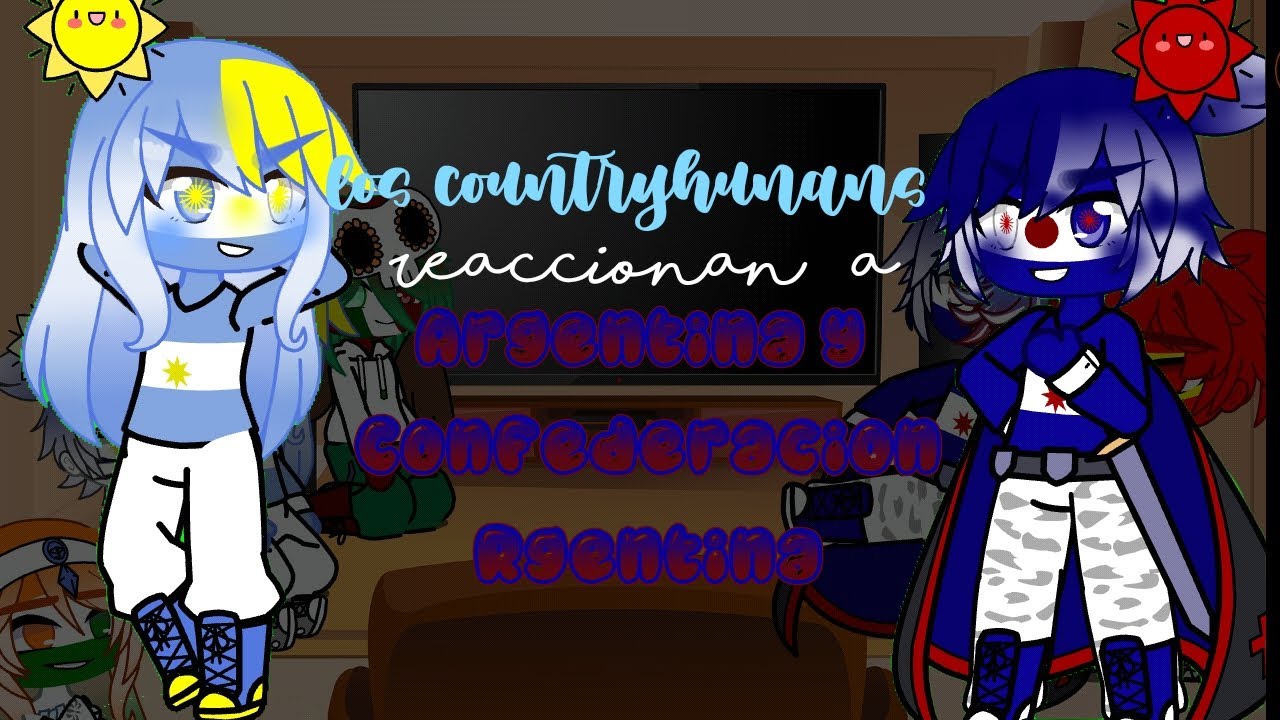 los countryHumans reaccionan a argentina y Confederación argentina (leer desc) Largo