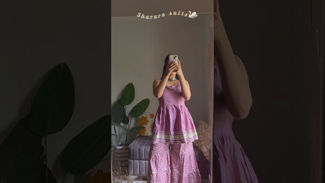 Myntra sharara sets haul #festivewear #rakhioutfitideas #youtubeshorts