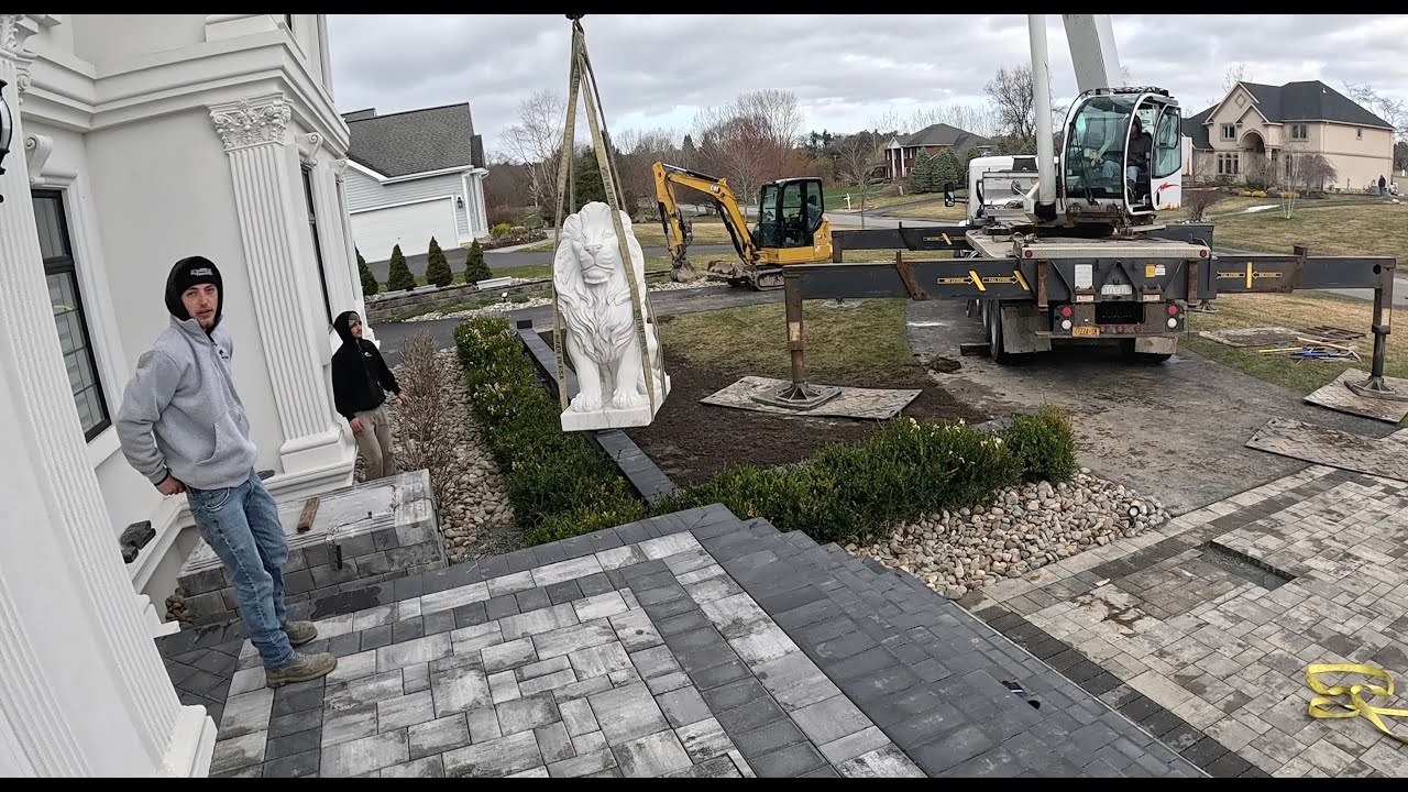 Moving Lions With A Crane + New Guys Actually Showed Up!