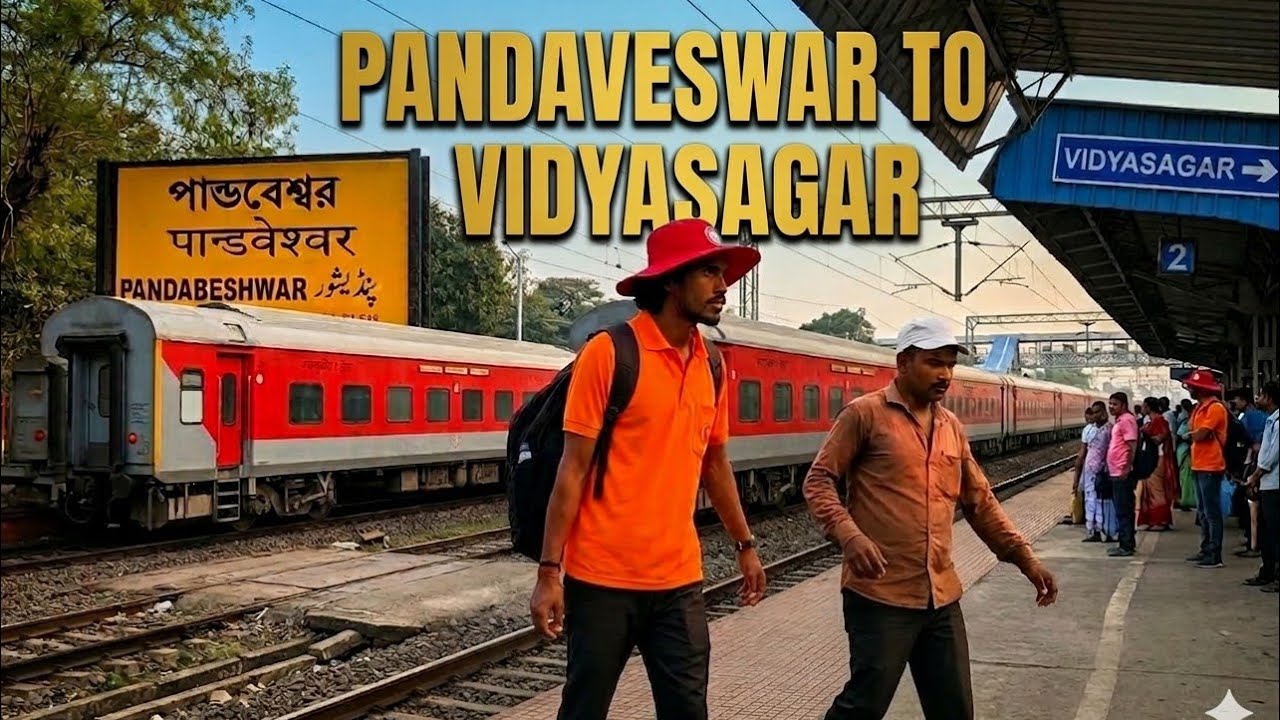 Indian Railway Ground Work | Pandaveswar to Vidyasagar Trip 🔧🚆#trackmaintenance #railwaylife 