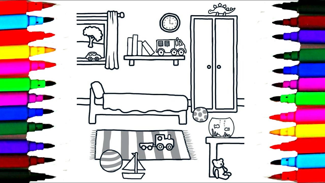 How to Draw Playroom for Boys and Girls l Drawing Videos for Kids l Disney Brilliant
