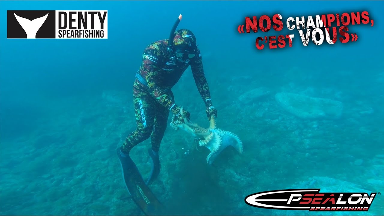 Chasse sous-marine début du printemps sur le Costa Brava