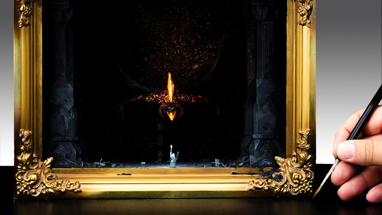 From Lore to Diorama: Gandalf's Epic Stand Against the Balrog